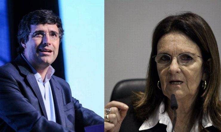 O banqueiro André Esteves e a ex-presidente da Petrobras Graça Foster