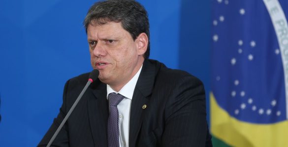 ministro da Infraestrutra Tarcísio de Freitas